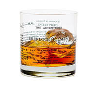 Sherlock Holmes glass on Go Beyond Book Club